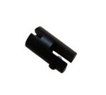 Black steel cable holder AIR1111B dia. 12 for 2-4 mm plate (1pc.)