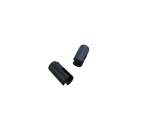 Small, black steel cable holder AIR1111BMINI, diameter 9mm, for a 2-4 mm plate