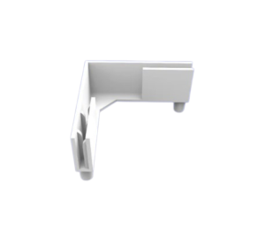 Cardboard stand leg WHITE, 100 pcs.