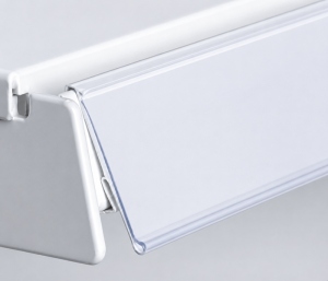LHET39 Transparent Shelf Edge Label Strips