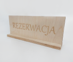 Natural Plywood Stand WT + Engraving (10 pcs.)