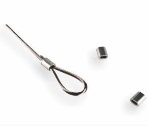 CC02 Aluminium Cable Connector for 1–2 mm Cables (1 pc.)