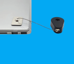 B-SAFE/FT Anti-Theft Cable Security, Black (1 pc)