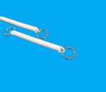 B-SAFE/SP/W White Anti-Theft Coil Spring